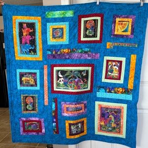 Handmade Patchwork Quilt L 41”x W 43”